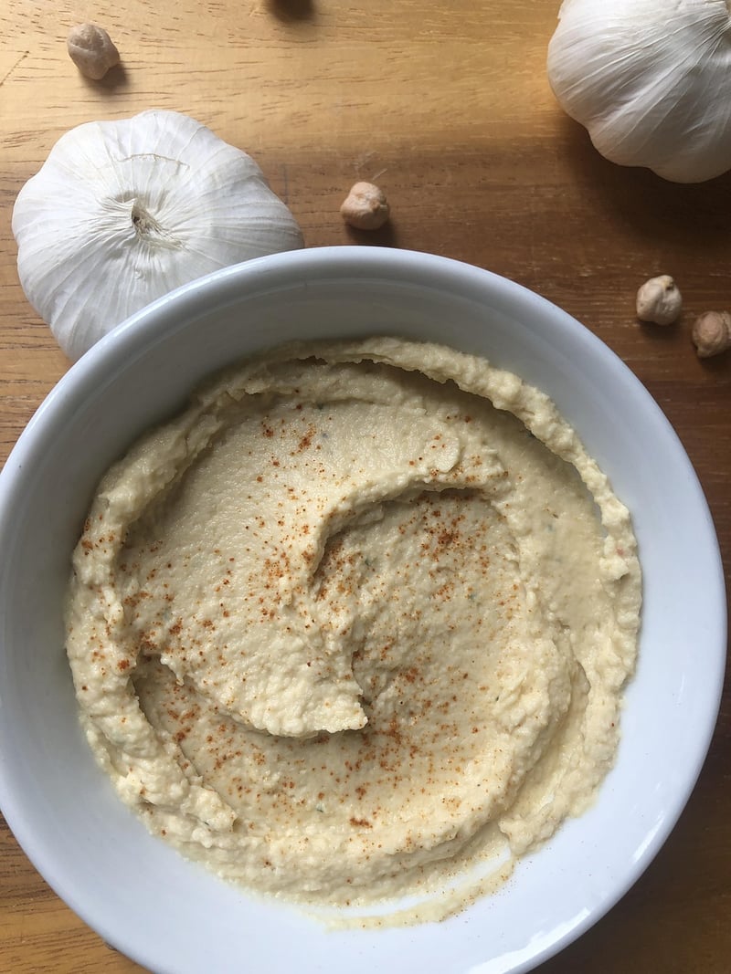Hummus and Veggie Sticks